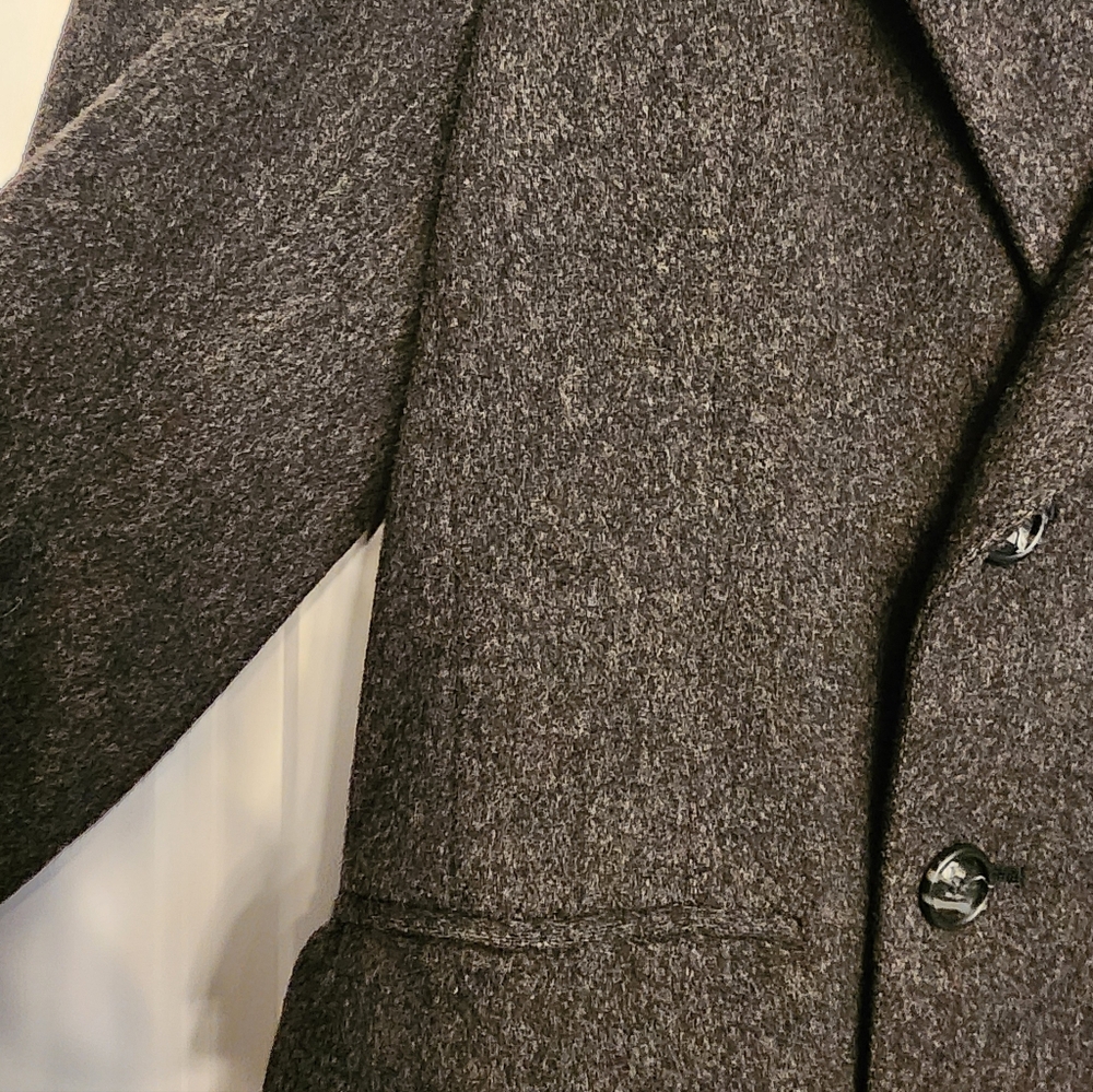 Vintage Mens PIERRE CARDIN 100%wool Top Coat - Picture 3 of 16